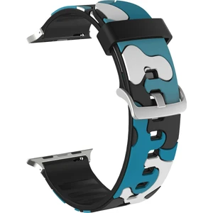 Apple Watch Uyumlu 42-44MM KRD24 Kamuflaj Kordon