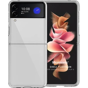 Samsung Galaxy Z Flip 3 Kılıf Shell Platinum Şeffaf
