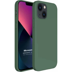 Apple iPhone 13 Kılıf Groovy Soft Koyu Yeşil