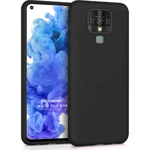 Matte Silicone Tecno Camon 16 Kılıf Siyah