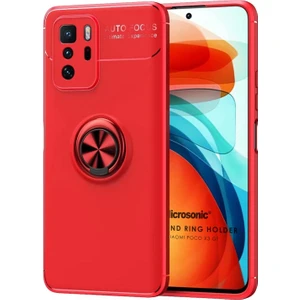 Xiaomi Poco X3 Gt Kılıf Kickstand Ring Holder Kırmızı