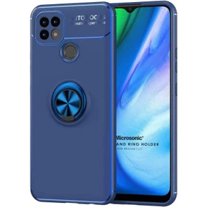 Realme C25 Kılıf Kickstand Ring Holder Lacivert