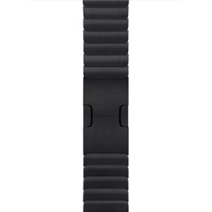Apple Watch Uyumlu Series 7 45MM Kordon Link Bracelet Band Siyah