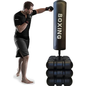 Spor Byfit 178 cm Devrilmez Ayaklı Büyük Boks Vurma Standı