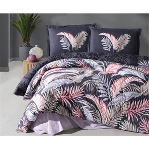 Ranforce Dört Mevsim Set Çift Kişilik Hena V1 Antrasit