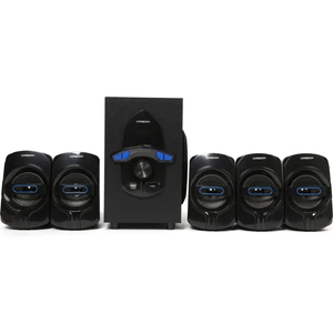 Carboon Serisi TS-52 Bluetoothlu 5+1 Dijital Ekran Radyolu USB Ses Sistemi