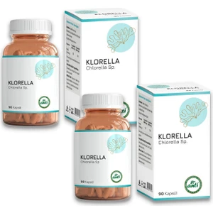 Klorella-ChlorellaMavi Yeşil Alg Yosun 90 Kapsül (2 Adet)