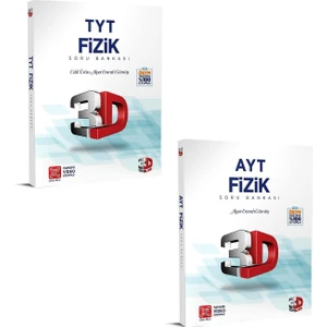 3D Yayınları TYT AYT Fizik Soru Bankası Seti