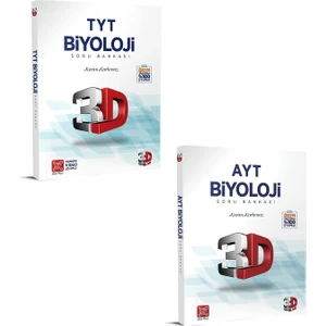 3D Yayınları TYT AYT Biyoloji Soru Bankası Seti
