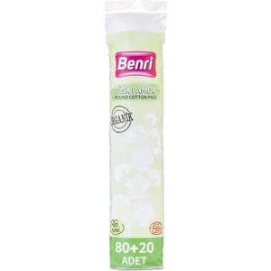Organik Makyaj Temizleme Pamuğu 80+20 Adet