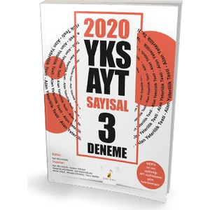 Pelikan Yayınları 2020 YKS AYT Sayısal 3 Deneme Sınavı