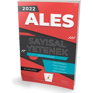 Pelikan Yayınları 2022 ALES  Sayısal Yetenek Son Tekrar Konu Anlatımı