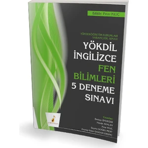 Pelikan Yayınları YÖKDİL  Ingilizce Fen Bilimleri 5 Deneme Sınavı