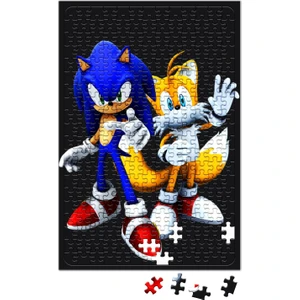 Baskı Dükkanı Sonic Puzzle 240 Parça Yapboz