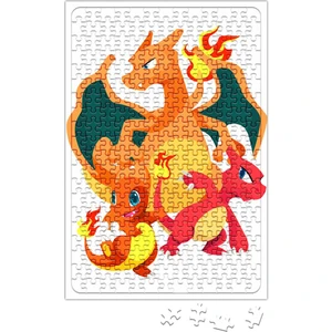 Baskı Dükkanı Game Charmander Evolutions Puzzle 240 Parça Yapboz