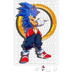 Baskı Dükkanı Sonic Young Puzzle 240 Parça Yapboz