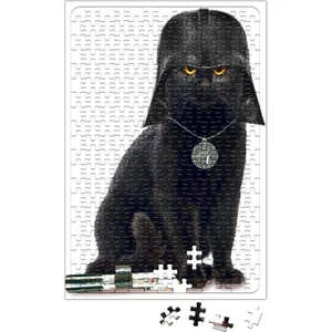 Baskı Dükkanı Kedi Star Wars Cat Vader Puzzle 240 Parça Yapboz