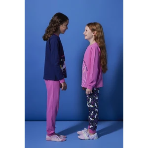 Çok Renkli Kız Çocuk Unic-Armstrong 4lü Pijama Takımı