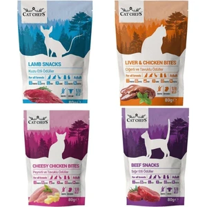 Cat Chefs Karışık Kedi Ödül Maması 80 gr 4 Adet