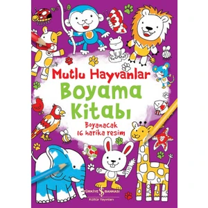 Mutlu Hayvanlar Boyama Kitabım