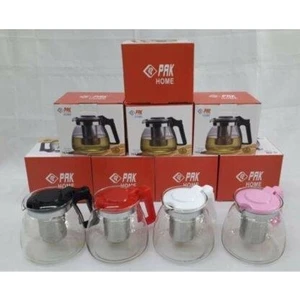 Cam Demlik 1100 ml Süzgeçli