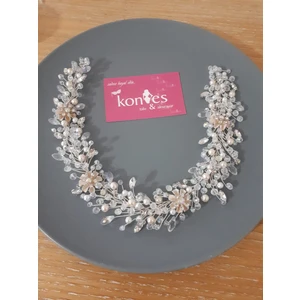 Kontes Gelin Gelin Tacı Kına Tacı Saç  Aksesuarı