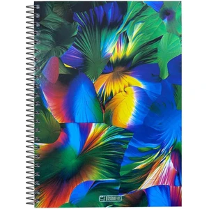Özgün Defter A4 Spiralli Kareli 4 Renk Bölmeli Sert Kapak Defter 160 Yaprak