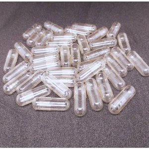 Flore Shop Şeffaf Boş Kapsül Bitkisel 250 Adet Helal Sertifikalı Büyük Boy 1000 mg