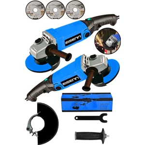 Germany Technology 3400 W X-Drive Spark Devir Ayarlı Spiral Taşlama Metal Kesim 3 Psc Taş Hediye