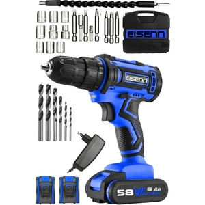 Germany Technology X-Metal Şanzıman  58 V 8 Ah Samsung Çift Akülü Vidalama Şarjlı Matkap + Set
