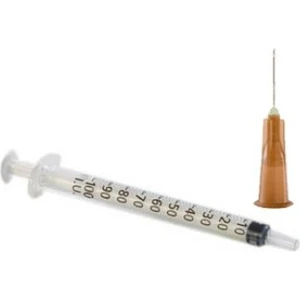 1cc Insülin Enjektörü Ayset 70575 100U 3p 26G Kahverengi