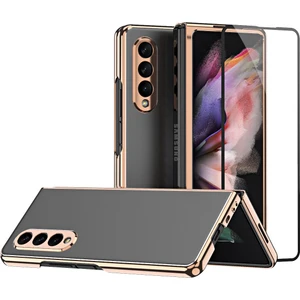 Samsung Galaxy Z Fold 3 5G İçin Telefon Kılıfı - Siyah (Yurt Dışından)