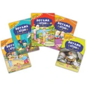 Renklerle Güzel Dinim Boyama Kitabı Set (5 Kitap) - Asuman Kılıç