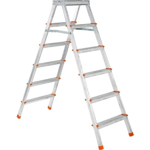 6+6 Çift Çıkışlı Alüminyum Merdiven