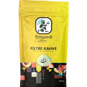 Bongardi Coffee 200 gr  Intense Filtre Kahve Makinesi Uyumlu Öğütülmüş Veya Çekirdek