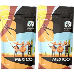 Bongardi Coffee Meksika Yöresel Filtre Kahve Seti 2 X 200 gr Öğütülmüş !  Filtre Kahve Makinesi Demleme Için Uyumlu !