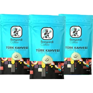 Bongardi Coffee Türk Kahvesi Orta Kavrulmuş 3'lü 250 gr