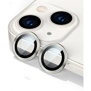 Nezih Case Apple Iphone 13 Uyumlu Camera Lens Screen Protector Gümüş