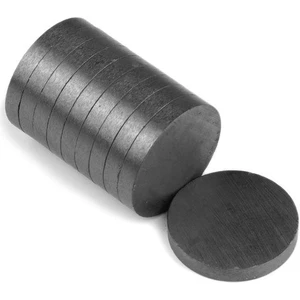 Dünya Magnet 50 Adet 25 x 3 Büyük Yuvarlak Ferrit Mıknatıs Kokulu Taş  Nişan Süsleme Magnet