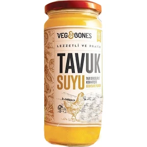 Veg&bones Tavuk Suyu 480 ml Cam Kavanoz