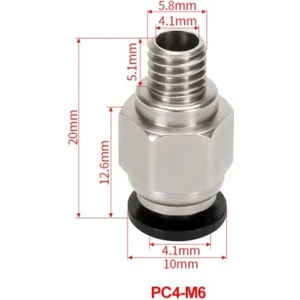 Hobi Mekatronik 4x6 Pnömatik Rakor Düz