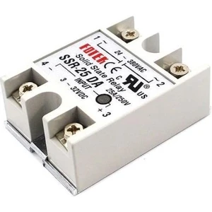 Hobi Mekatronik SSR-25DA (25A) Solid State Röle (Geliştirme Kartlarıyla Uyumlu)