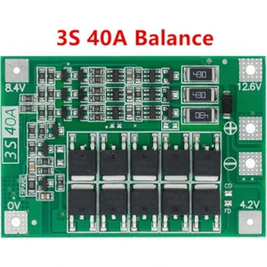 Hobi Mekatronik 3s 40A Bms 12.6V 18650 Lityum Lipo Pil Şarj Koruma Modülü