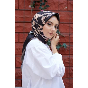 Zebra Desen Yeşil Soft Pamuk Eşarp