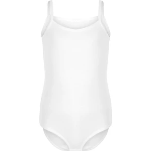 6'lı Paket Kota 3500 Kız Çocuk Ip Askılı Kancalı Body Badi Zıbın Beyaz