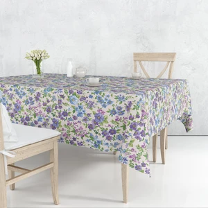 K&m Hometex Astarlı Silinebilir Pvc Çiçekli Muşamba Masa Örtüsü