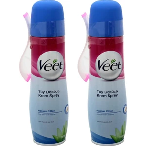 *veet Ağda Tüy Dökücü Sprey Hassas Ciltler 150ML x 2 Adet