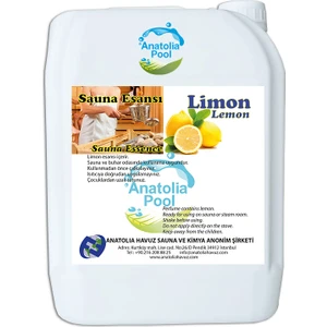 Anatolia Pool Sauna Buhar Esansı Limon 5 Lt. ( Sauna Essence Lemon)