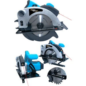 Lieber German Teknoloji 3700 Watt Lazerli Bakir Sargili Metal Şanzuman Sunta Kesme Daire Testere Makinesi 185 mm