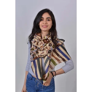 Harbiye Yöresel Kadın Ham Ipek Desenli Şal